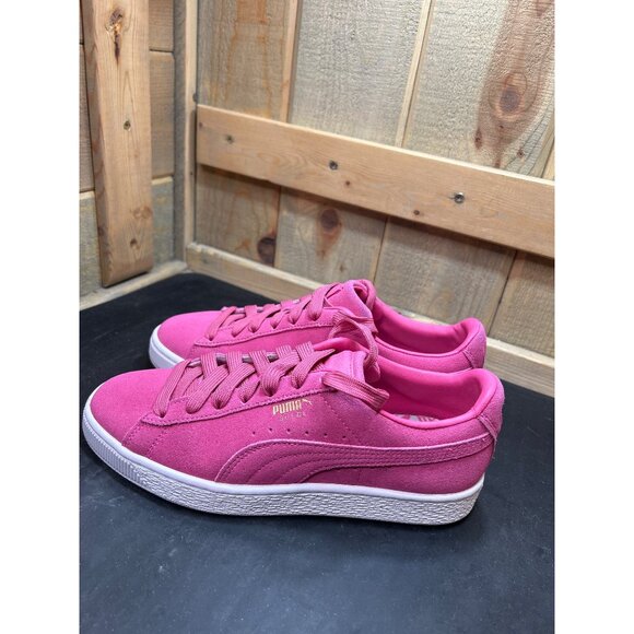 Puma Suede Womens Sneakers Pink Size 8 Classic Retro - Picture 7 of 12